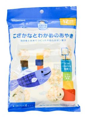 Wakodo Pop Rice Cakes with Small Anchovy & Brown Seaweed