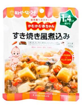 Kewpie Sukiyaki Simmered Beef & Vegetables (16mth+) 100g