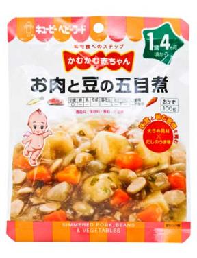 Kewpie Simmered Pork Beans & Vegetables (16mth+) 100g