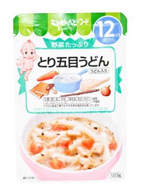 Kewpie Wheat Noodles With Chicken & Vegetables (12mth+) 120g