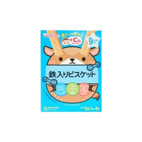 Wakodo Baby Snacks - Iron-Fortified Biscuits