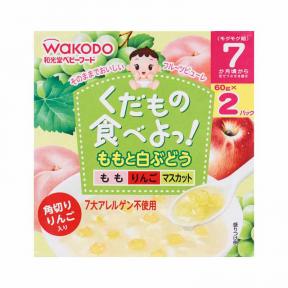 Wakodo Fruit Pure Peach & White Grape