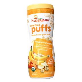 Happy Baby Organic Puffs - Banana