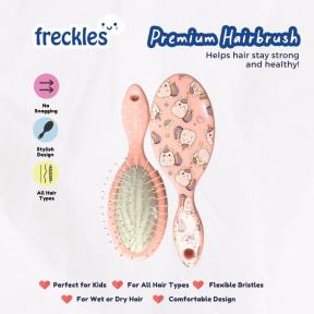 Freckles Baby Pink Hair Brush Unicorn - Sisir Bayi dan Anak Unicorn Pink