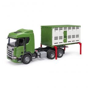 Bruder 3548 - Scania Super 560R Cattle transportation truck with 1 cattle